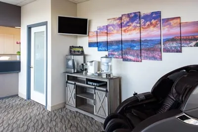 waiting room at Serenity Dental in Spokane Valley, WA