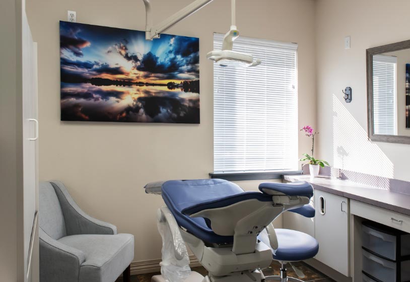 inside the operatory of Serenity Dental in Spokane Valley, WA